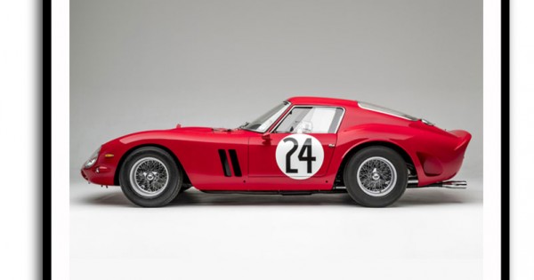 Ferrari 250 GTO in Red Wall Art
